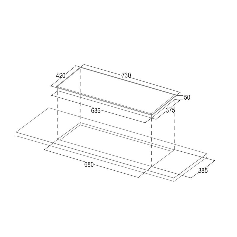 Thông số kỹ thuật chi tiết bếp từ đôi Bauer BE 613GTA Malaysia chính hãng