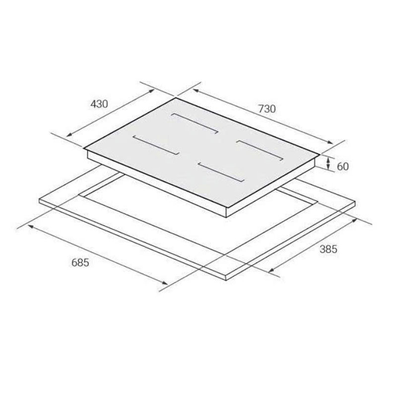 Thông Số Kỹ Thuật Bếp điện từ đôi Eurosun EU-T769Pro
