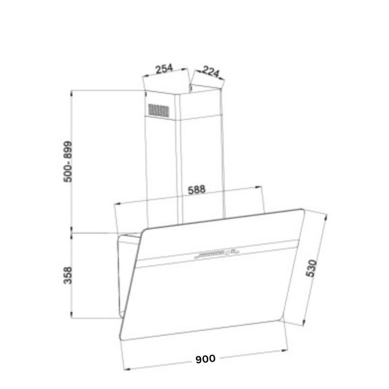 Thông Số Kỹ Thuật Máy hút mùi GrandX GX H90S86B