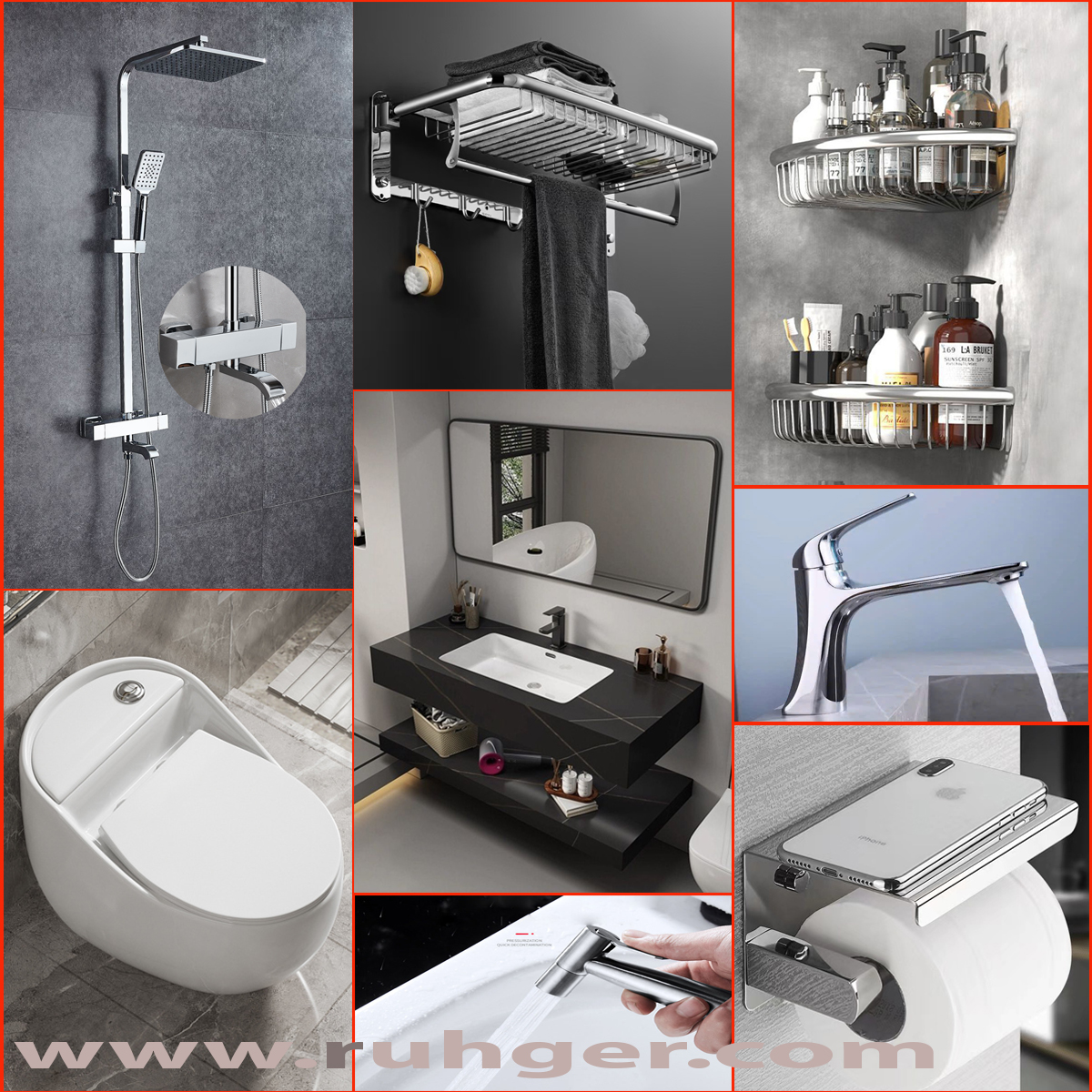 Bộ combo thiết bị phòng tắm CB17 gồm 8 món cao cấp, giúp nâng cấp phòng tắm hiện đại với bồn cầu Nano Platinum, sen tắm SC111 điều chỉnh nhiệt độ, bàn đá chậu rửa kèm gương LED, và nhiều phụ kiện tiện ích khác