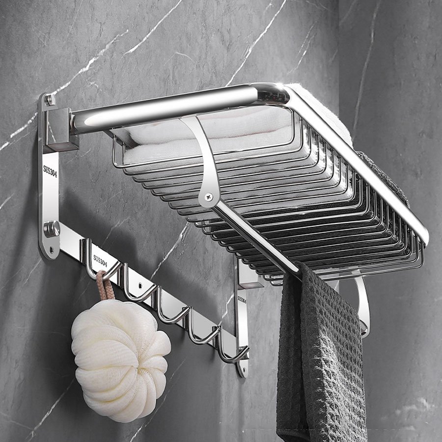 Vắt khăn giàn inox 304 - Độ bền cao, chống gỉ, phù hợp mọi không gian phòng tắm