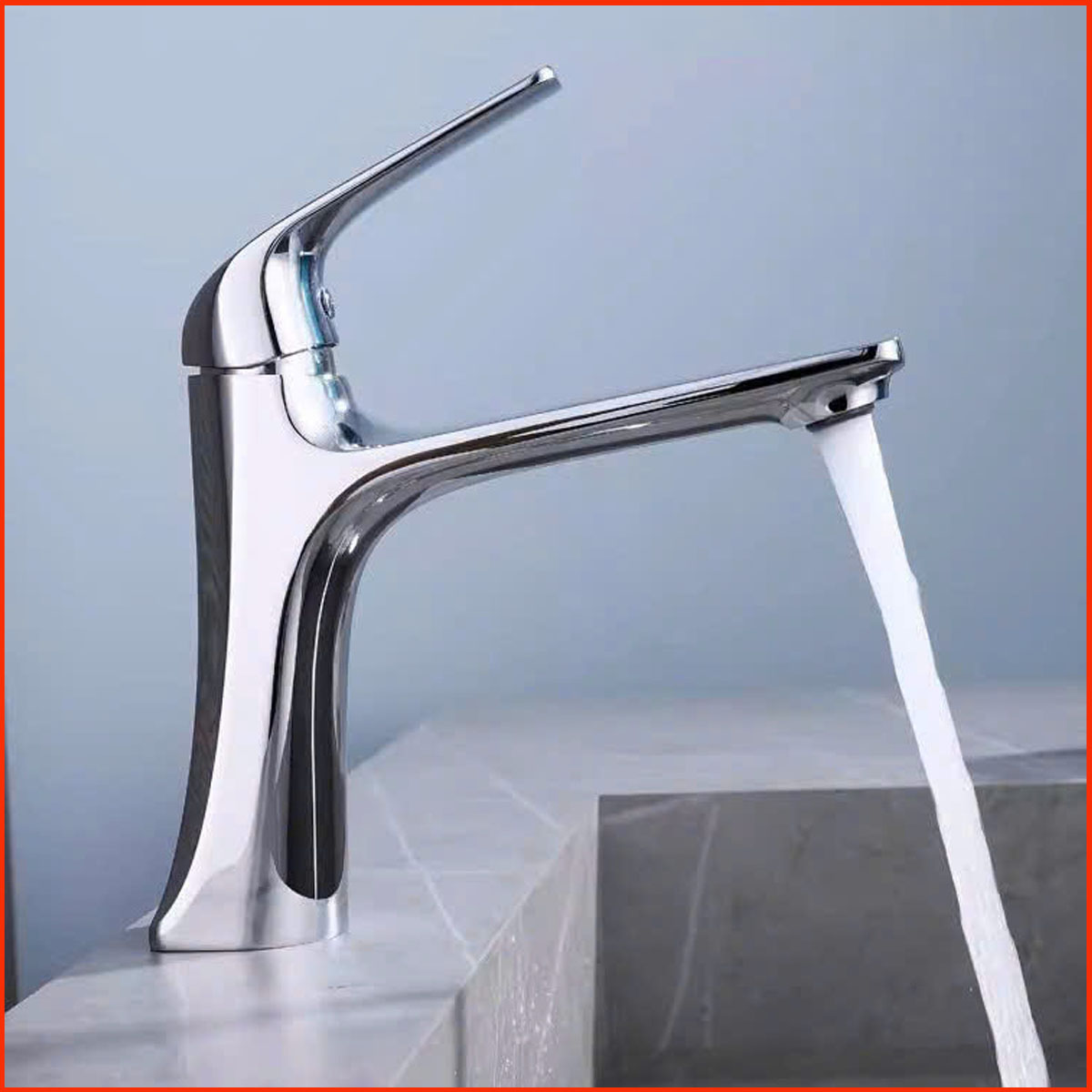 Vòi lavabo CB97 RGL5001 Lux, đồng thau mạ Chrome, chống gỉ