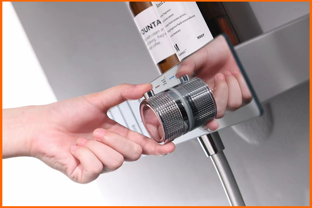 Công nghệ khóa nhiệt độ 38°C trên Vòi Sen Tắm RGL 1015 giúp ngăn ngừa bỏng, an toàn tuyệt đối