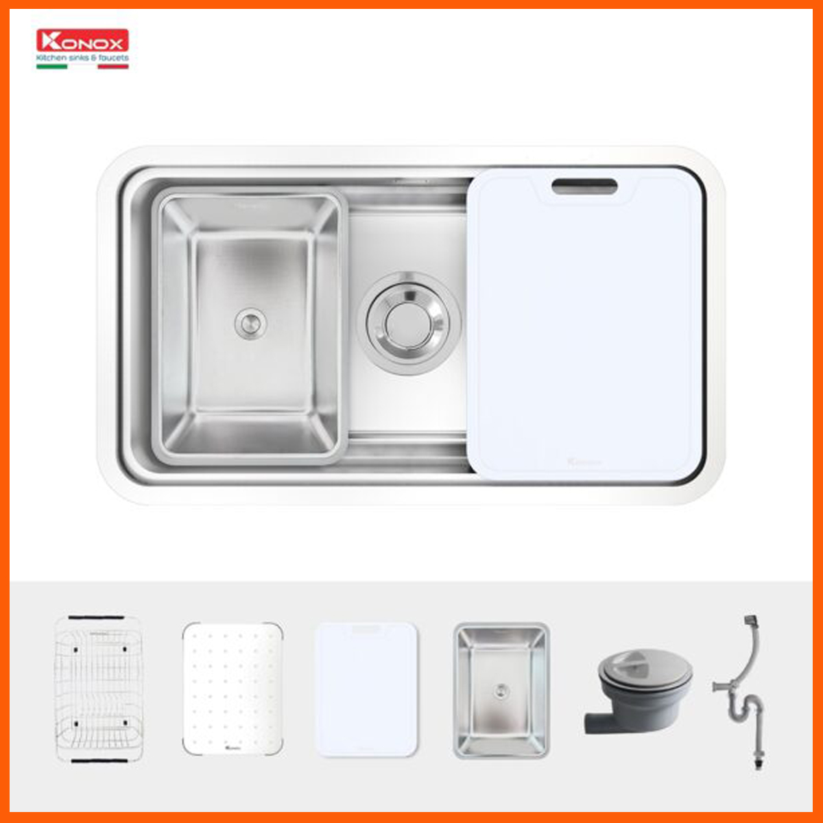 Chậu Rửa Bát KONOX KN8347SU Dekor