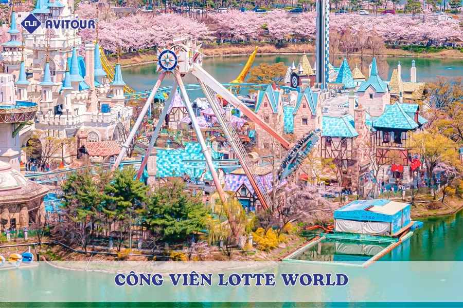 Công viên Lotte World: Thiên đường giải trí nổi tiếng bậc nhất Seoul