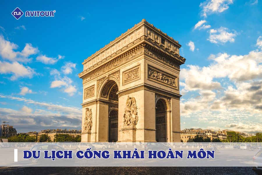 Ngỡ ngàng trước kiến trúc đồ sộ cổng Khải Hoàn Môn nước Pháp