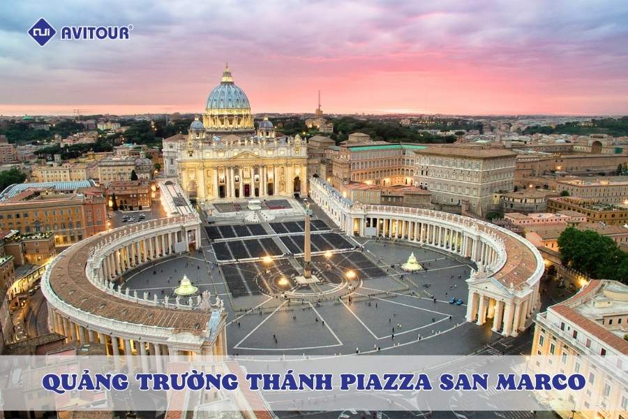Quảng trường thánh Piazza San Marco - Biểu tượng tráng lệ của Venice