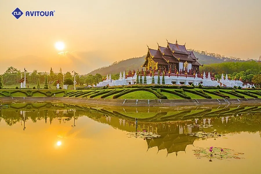 Chiêm ngưỡng thiên nhiên tuyệt mỹ ở Vườn hoa Hoàng Gia Thái Lan