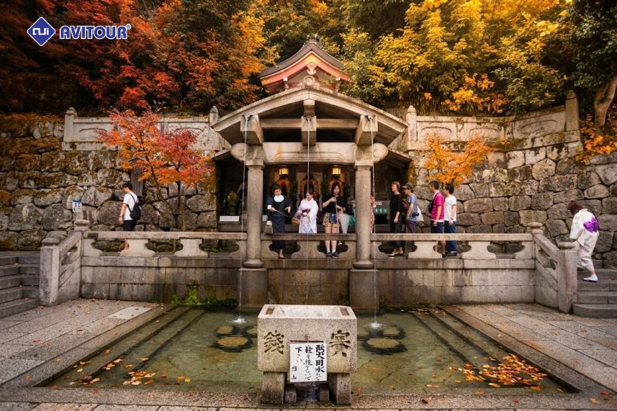 Chùa Kiyomizu-dera mùa thu: Đắm chìm giữa biển lá đỏ Kyoto