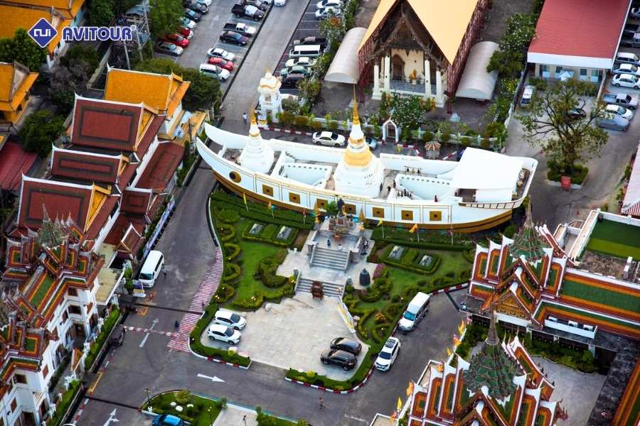 Chùa Thuyền Wat Yannawa - Tuyệt tác hình con tàu cổ giữa lòng Bangkok