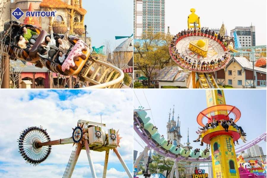 Công viên Lotte World: Thiên đường giải trí nổi tiếng bậc nhất Seoul