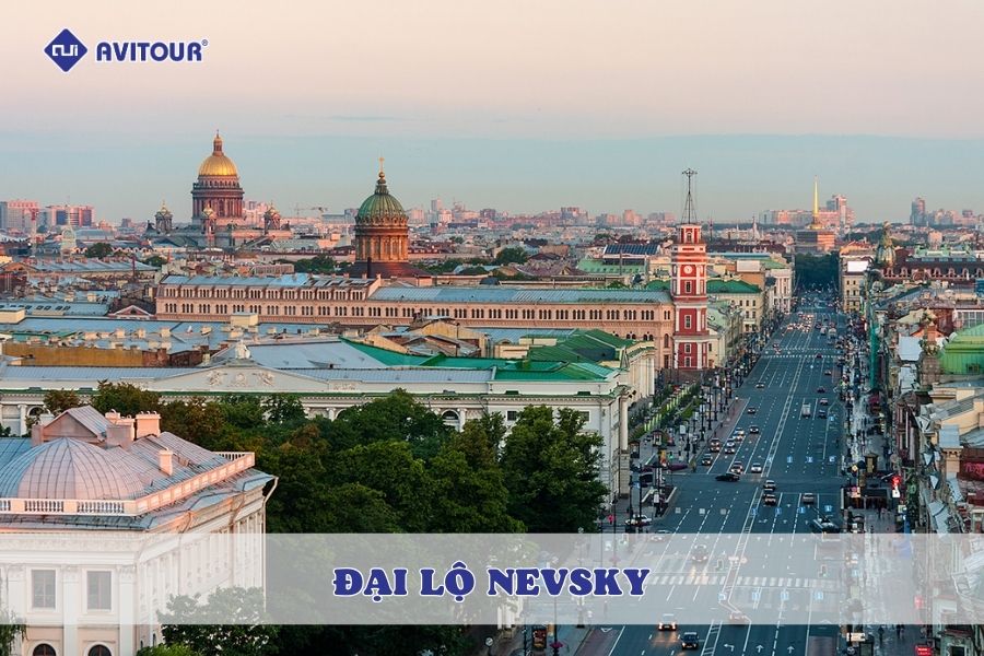 Dạo bước trên đại lộ Nevsky: Con đường sôi động của St. Petersburg