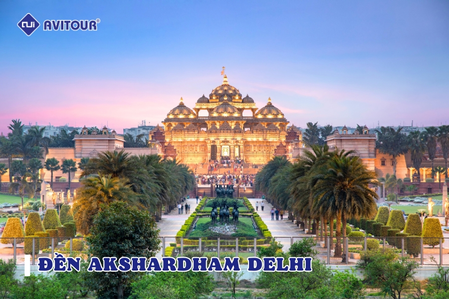 Đền Akshardham Delhi - Nghệ thuật tâm linh Ấn Độ