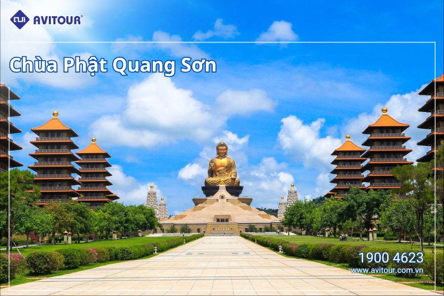 Du lịch Đài Loan 30/4 - 1/5 (Bay China Airlines): Chùa Phật Quang Sơn