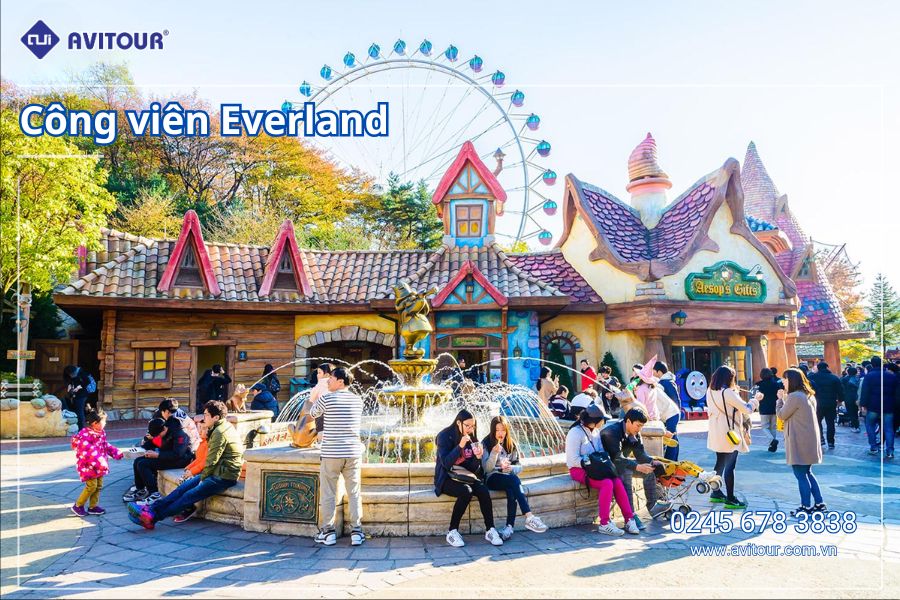 Du lịch Hàn Quốc 2026: Tour Hà Nội - Seoul - Nami - Everland - Painter Show - Thư Viện Sách
