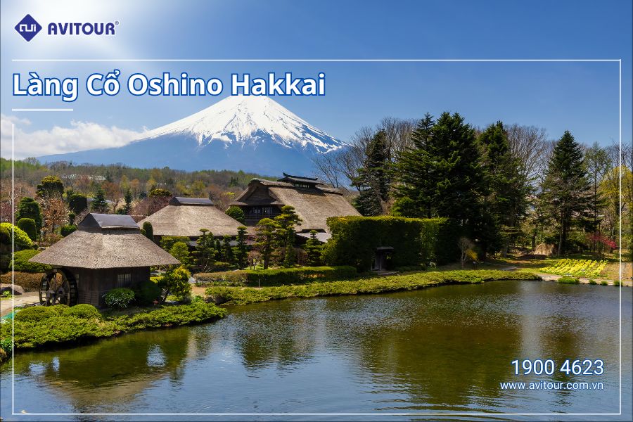 Du lịch Nhật Bản nghỉ lễ 30/04: Làng Cổ Oshino Hakkai