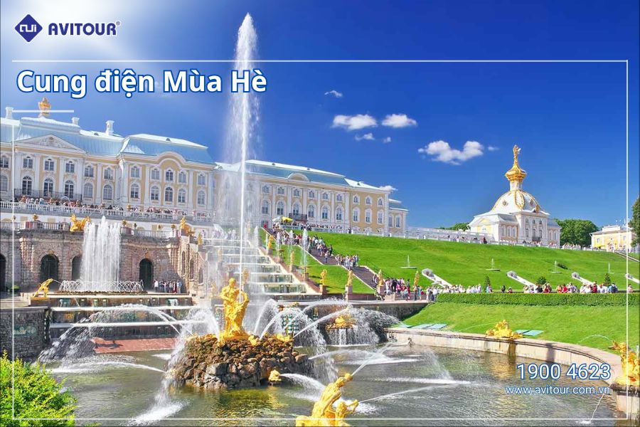 Du lịch Nước Nga vĩ đại 2024: Cung điện Mùa Hè