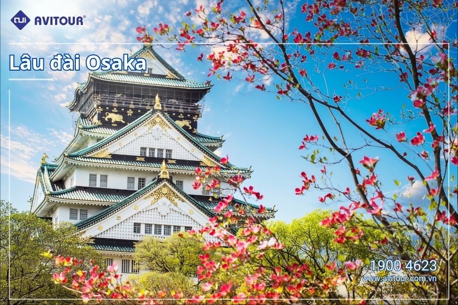 Khám phá mùa hè Nhật Bản 2024 - Lâu đài Osaka