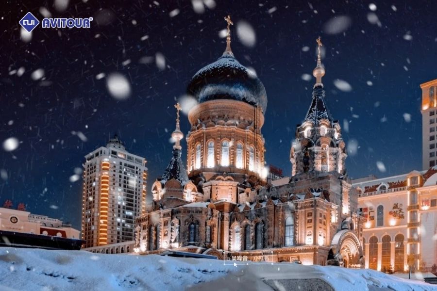 Lạc vào giấc mơ tuyết trắng ở thành phố băng Cáp Nhĩ Tân