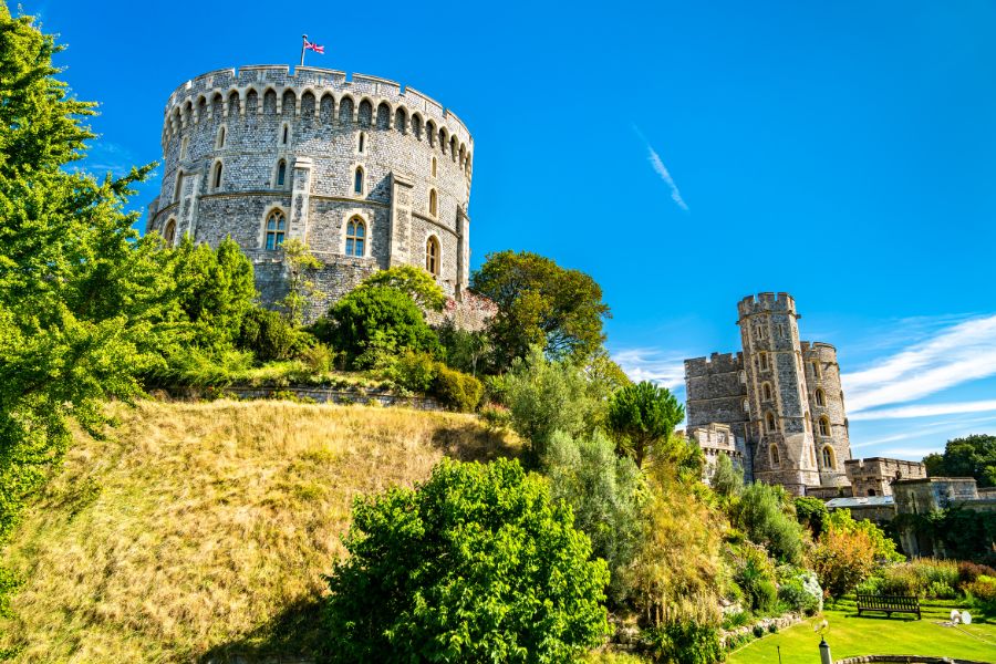 Lâu đài Windsor mang vẻ đẹp cổ kính nhuốm màu thời gian