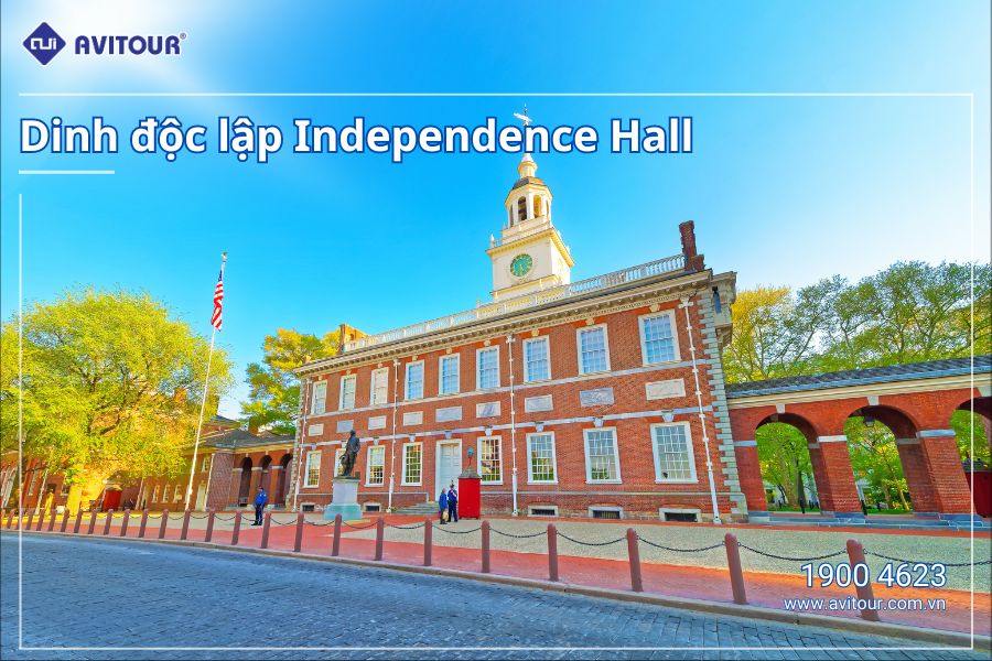 Liên tuyến đông tây Hoa Kỳ mùa hè 2024 - Dinh độc lập Independence Hall