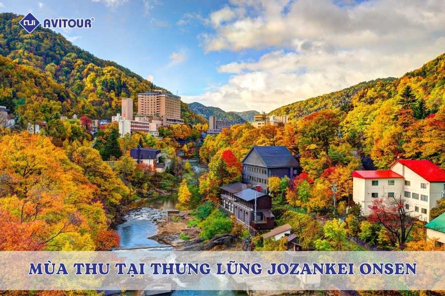 Mùa thu tại thung lũng Jozankei Onsen: Thiên đường lá đỏ Hokkaido