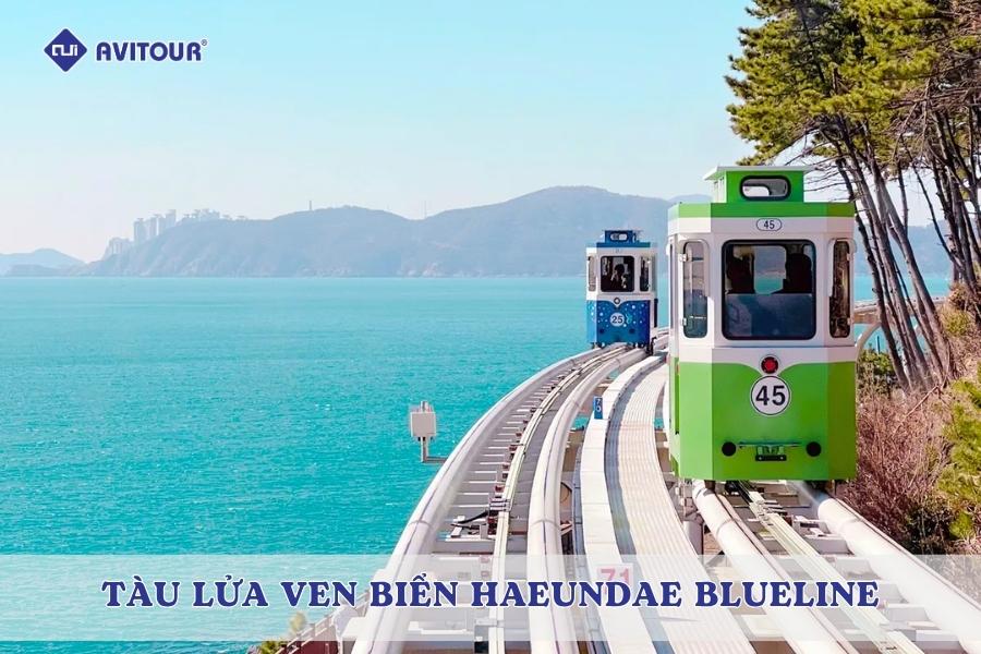Ngắm đại dương tuyệt đẹp ở Hàn Quốc trên chuyến tàu lửa ven biển Haeundae Blueline