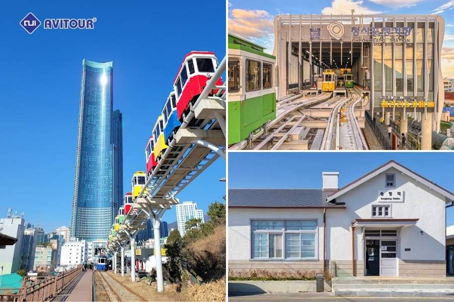 Ngắm đại dương tuyệt đẹp ở Hàn Quốc trên chuyến tàu lửa ven biển Haeundae Blueline