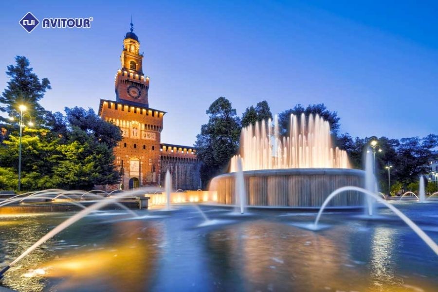 Pháo đài Castello Sforzesco - Điểm check-in mang đậm dấu ấn châu Âu