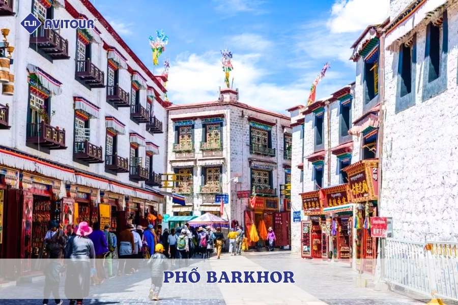 Phố Barkhor Tây Tạng: Trung tâm văn hóa và hành hương linh thiêng ở Lhasa