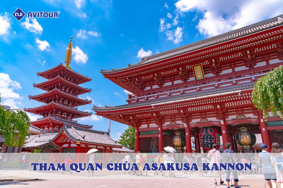 Tham quan chùa Asakusa Kannon: Linh hồn cổ kính giữa Tokyo hiện đại