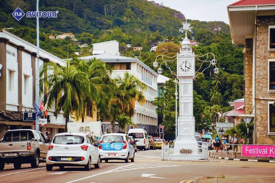 Tháp đồng hồ Victoria - Biểu tượng lịch sử giữa lòng Seychelles