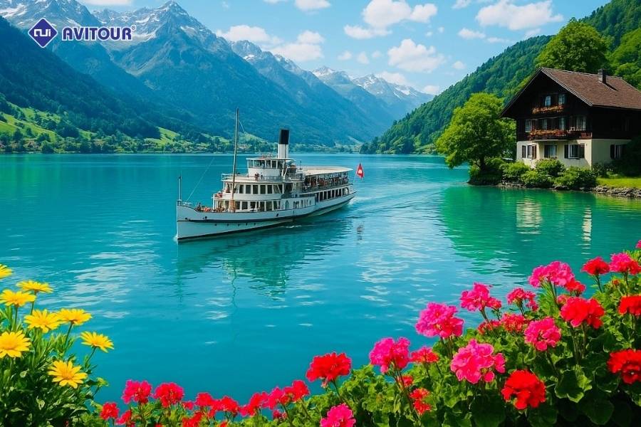 Thị trấn Interlaken - Bức tranh thiên nhiên hoàn hảo của Thụy Sĩ