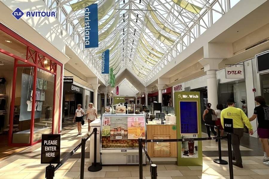Thiên đường miễn thuế cho tín đồ mua sắm tại Christiana Mall