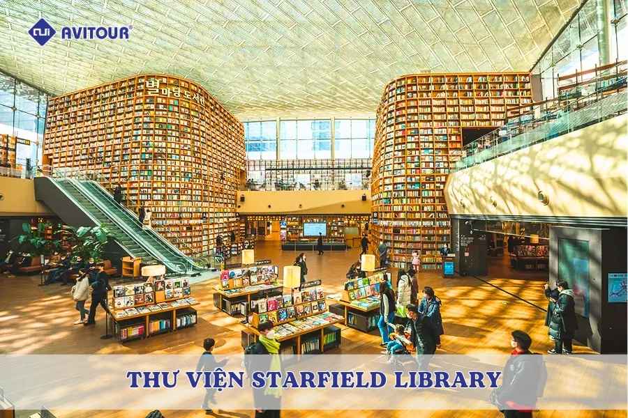 Thư viện Starfield Library: Chiêm ngưỡng “biển sách” giữa lòng Gangnam