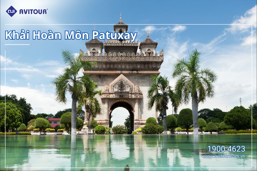 Tour trải nghiệm đáng nhớ tại Lào 2024: Khải Hoàn Môn Patuxay
