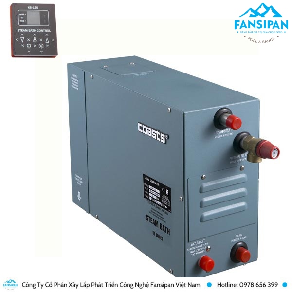 máy xông hơi ướt Steam COASTS