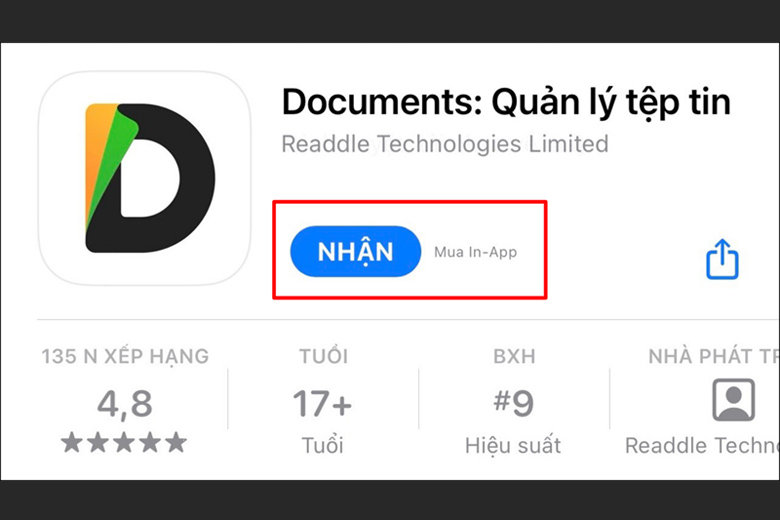 Tải ứng dụng Documents trên App Store