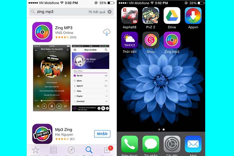 Tải về ứng dụng Zing Mp3