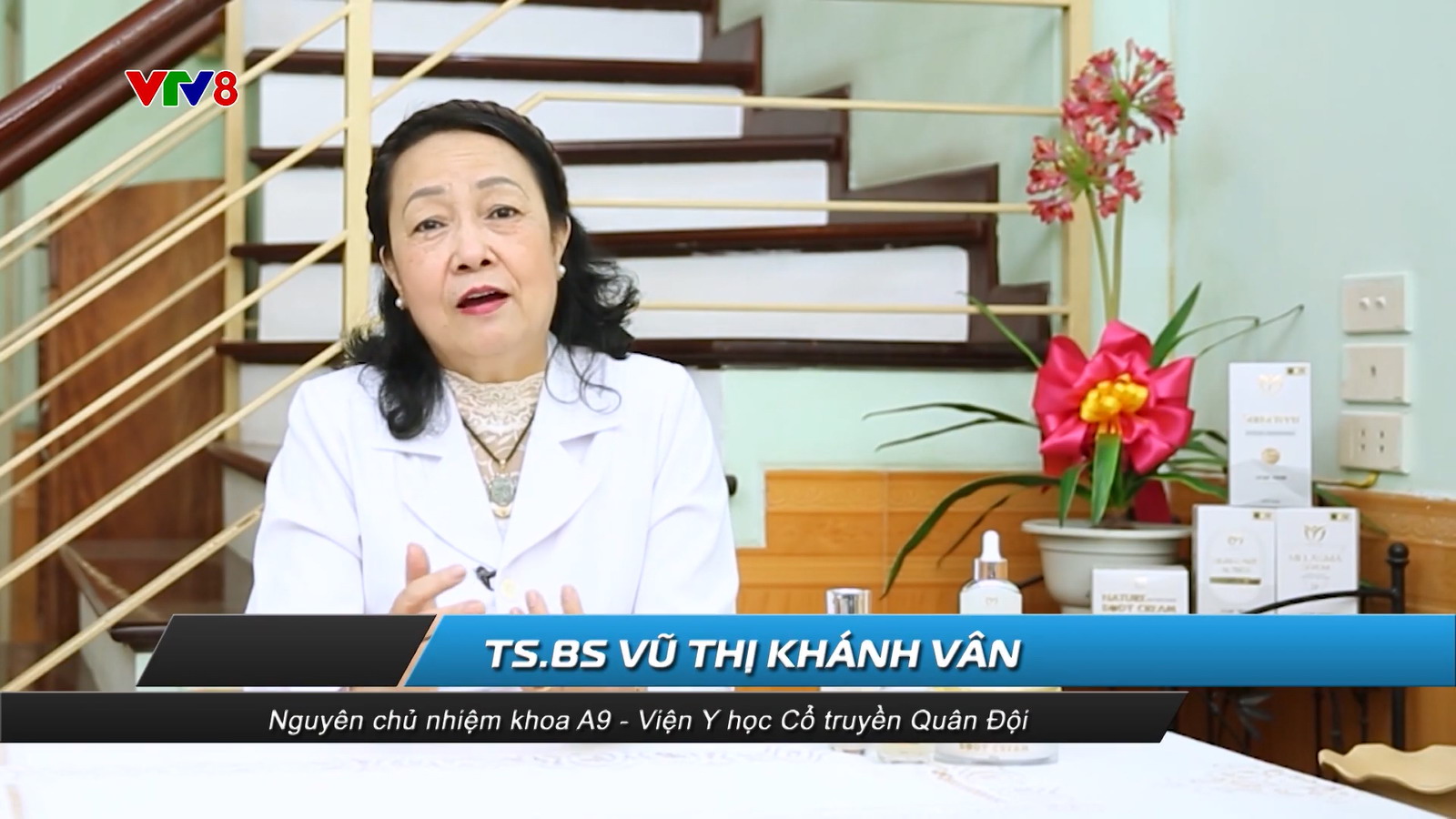 TS. BS Vũ Thị Khánh Vân chia sẻ thông tin về Mỹ phẩm Châu Âu trên VTV8