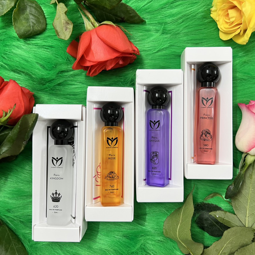 NƯỚC HOA PARIS 4 MÙI HƯƠNG 15 ML - CHÂU ÂU