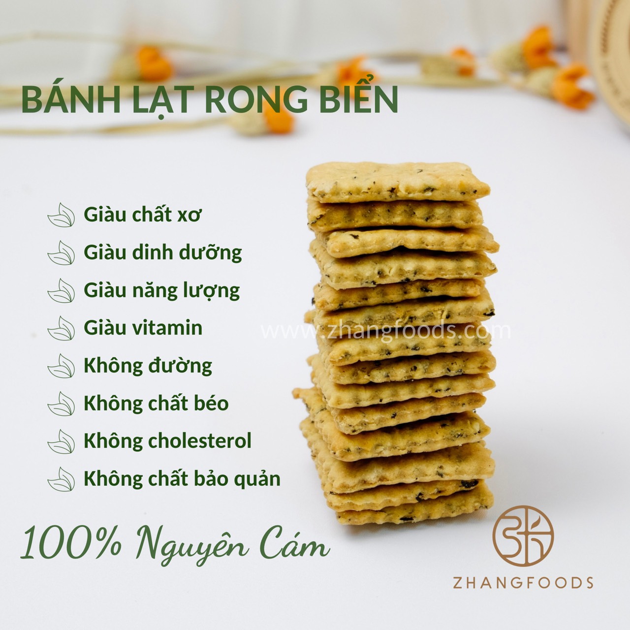 Bánh Lạt Rong Biển