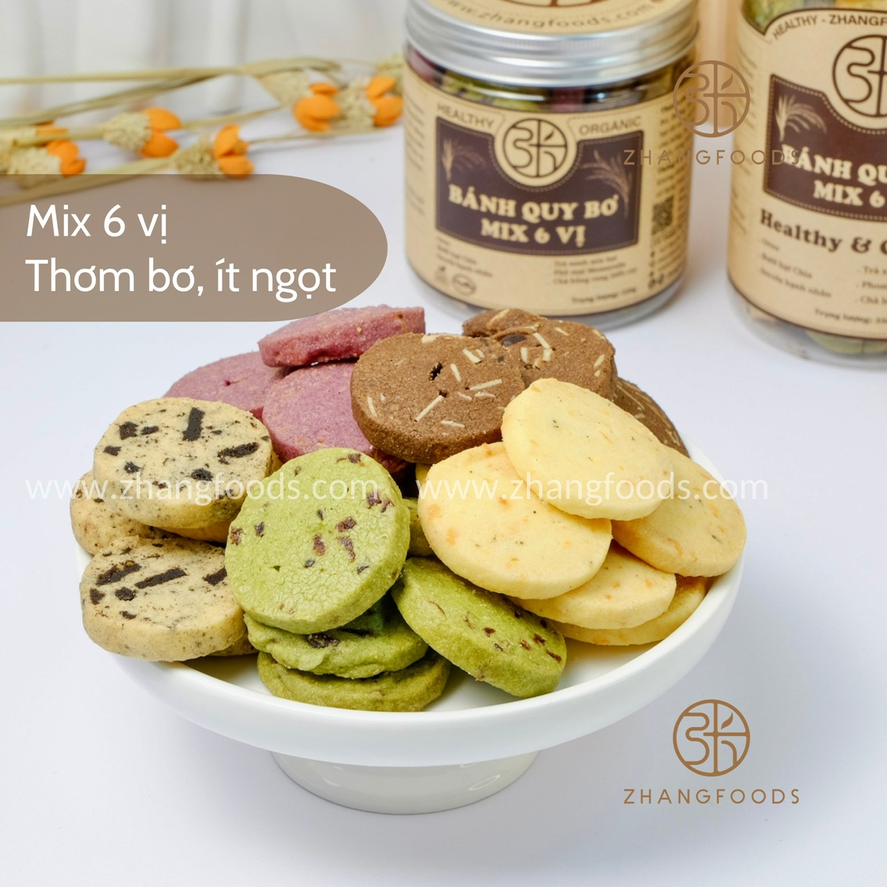 Bánh Quy Bơ Mix 6 Vị
