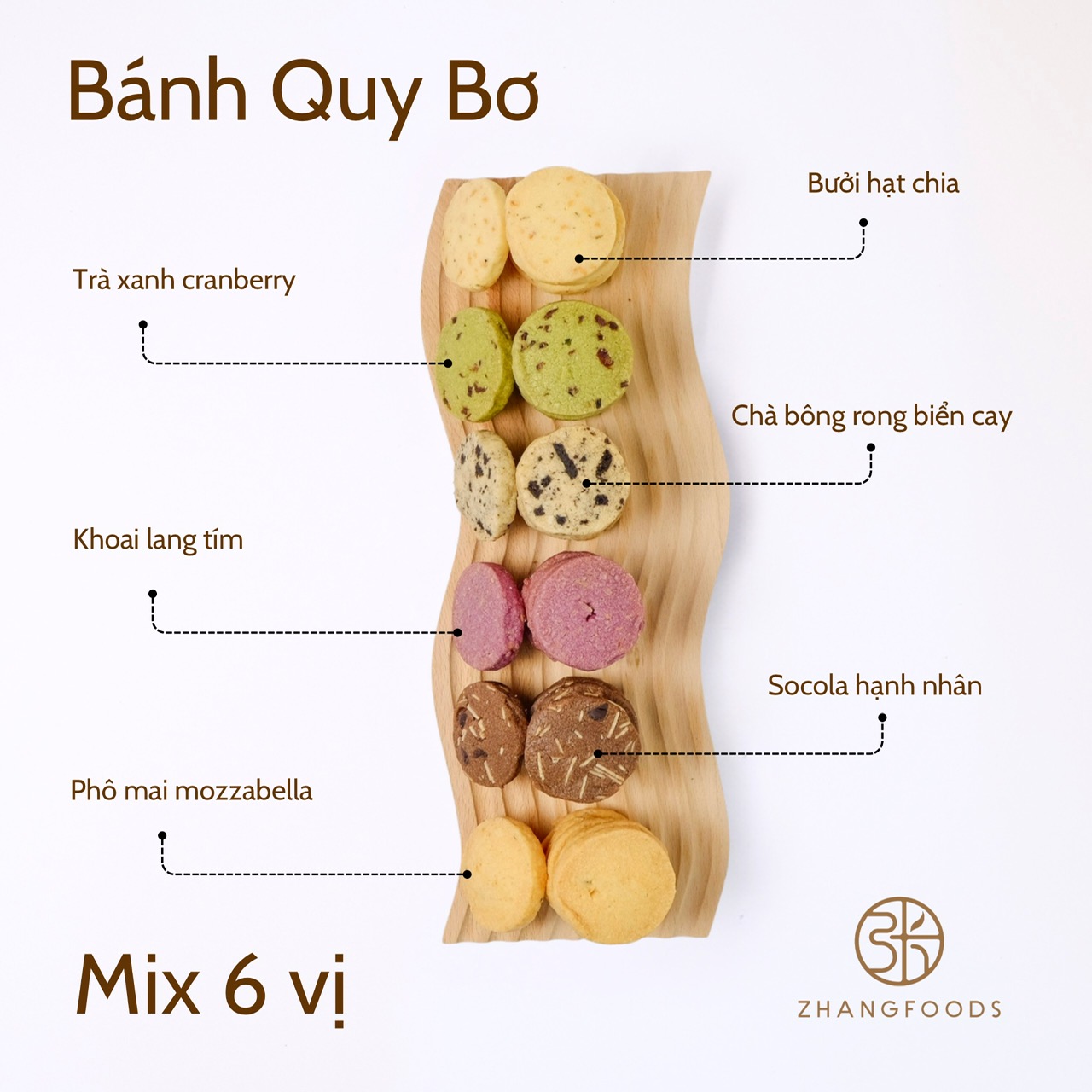 Bánh Quy Bơ Mix 6 Vị