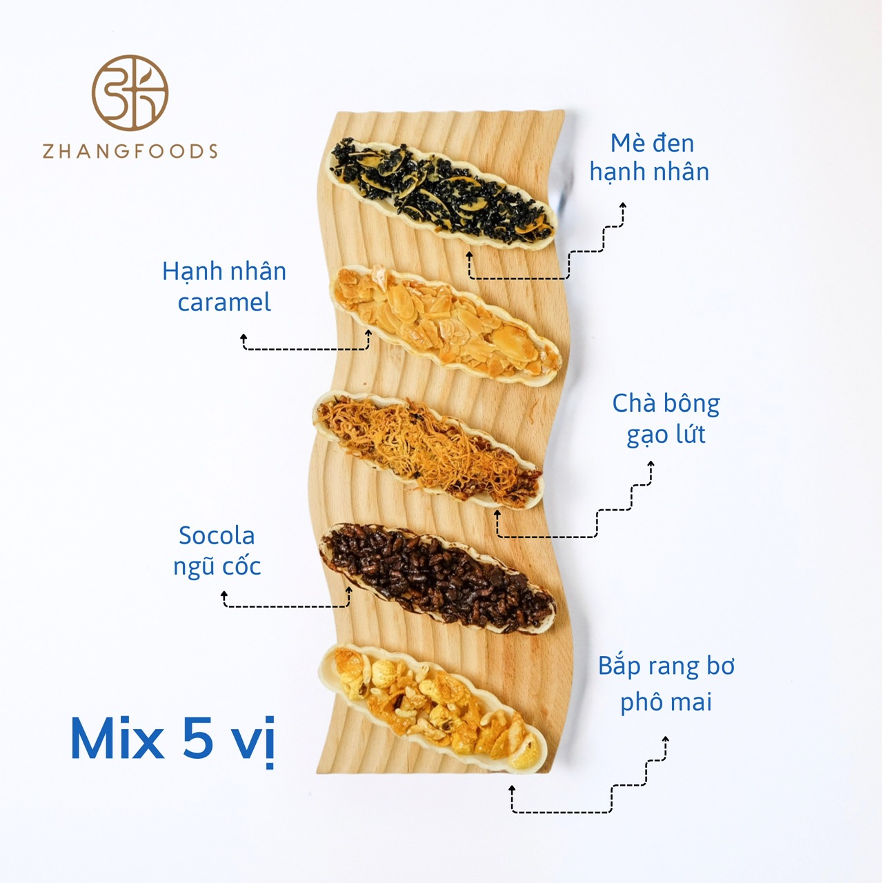 Bánh Tart Thuyền Mix 5 Vị