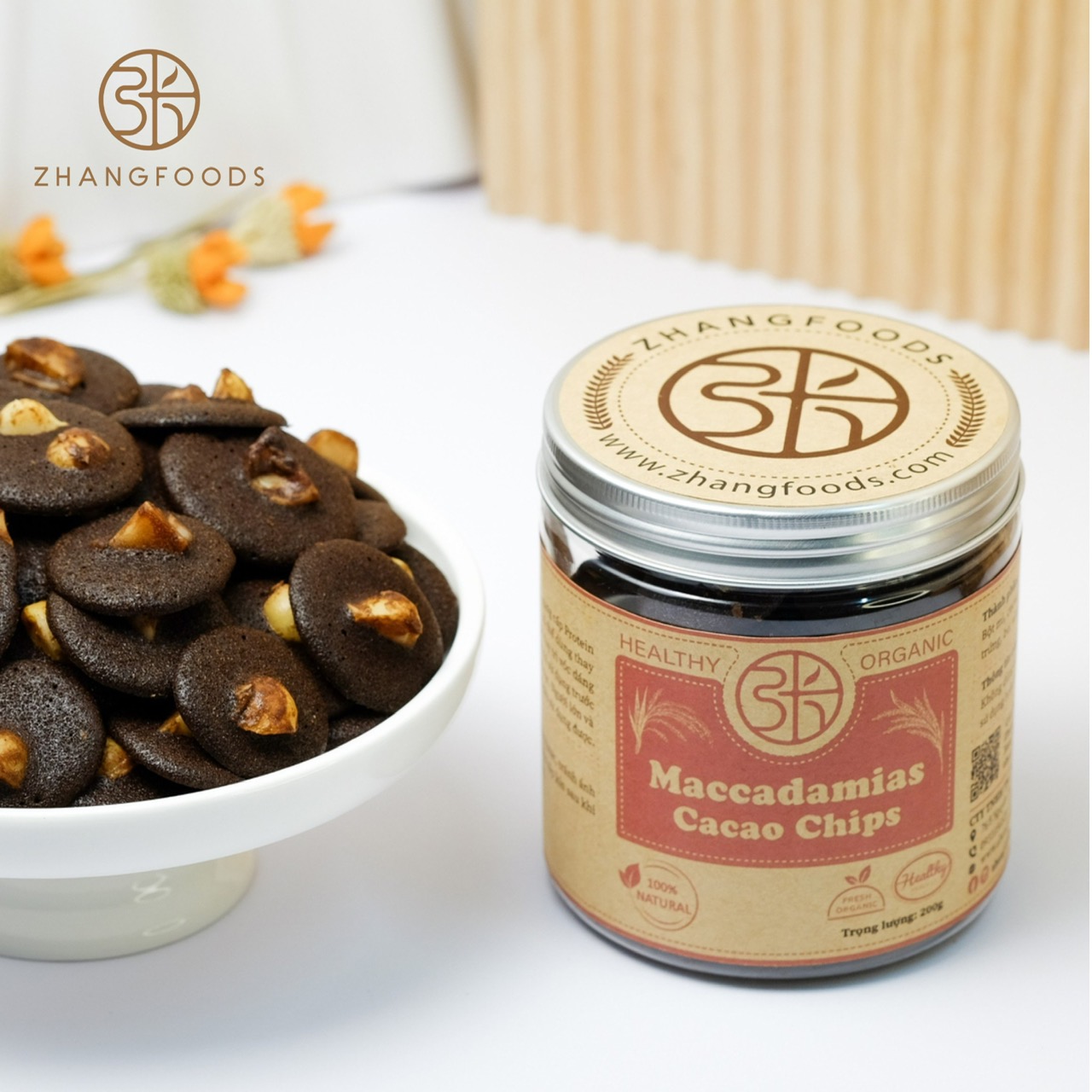 Maccadamias Cacao Chips- 190g