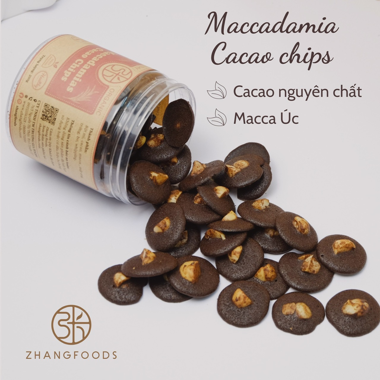 Maccadamias Cacao Chips- 190g