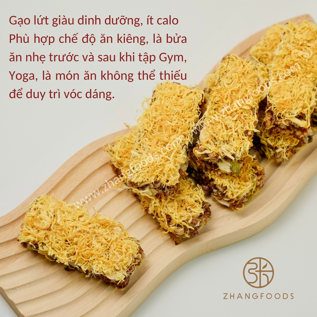 Gạo Lứt Chà Bông- Set 12 Thanh