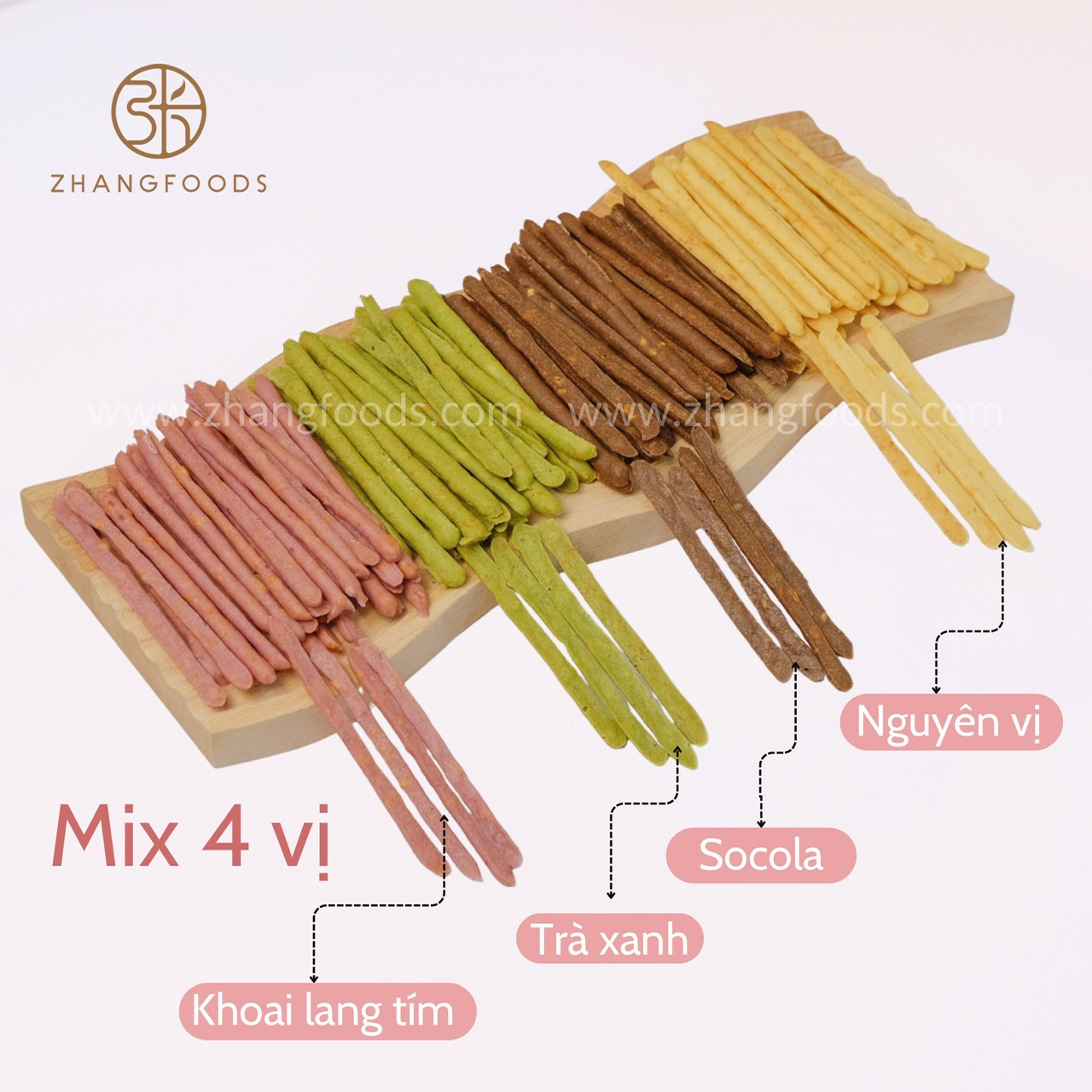 Phô Mai Que Mix 4 Vị