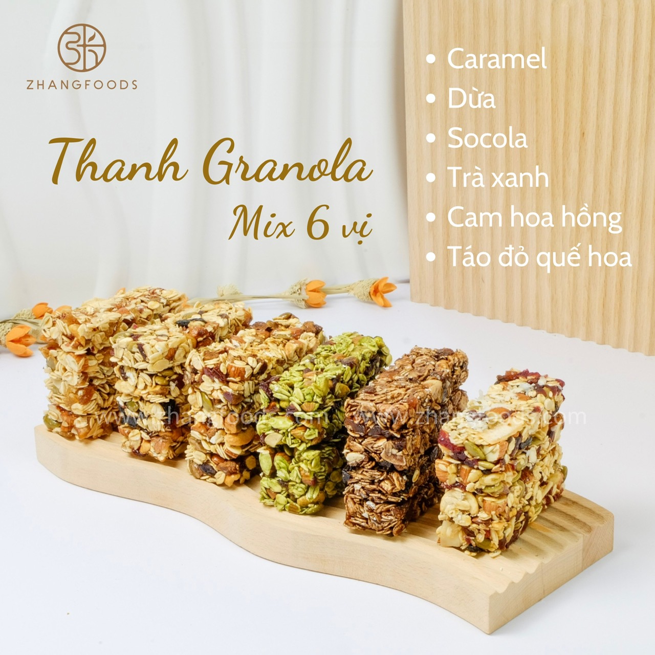 Thanh Ngũ Cốc Granola 6 Vị